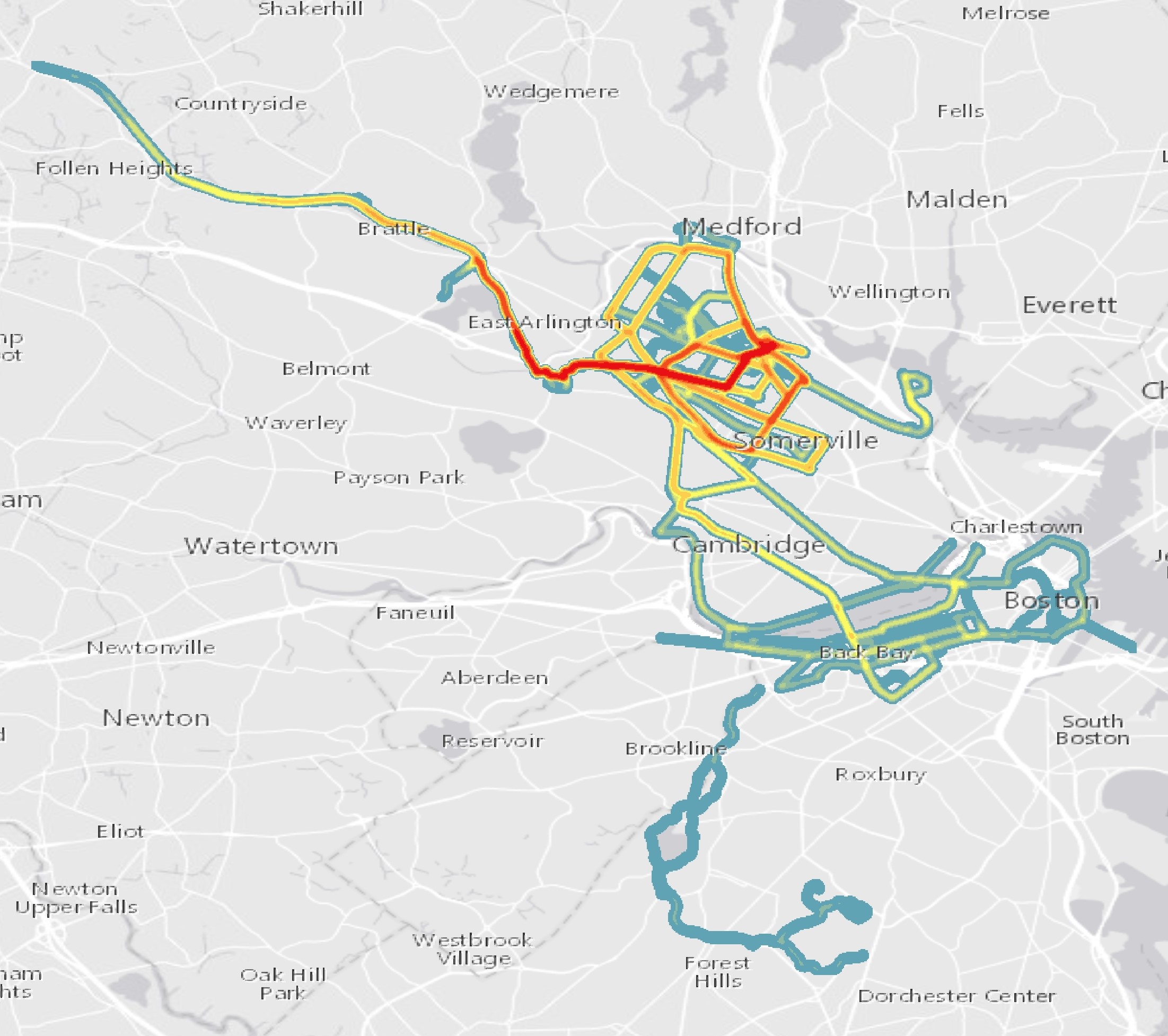 All Run Density Map